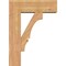 Ekena Millwork Balboa Block Smooth Bracket w/ Offset Brace, Western Red Cedar, 7 1/2"W x 22"D x 30"H BKT0806X22X30BOA05SWR - alternate 4